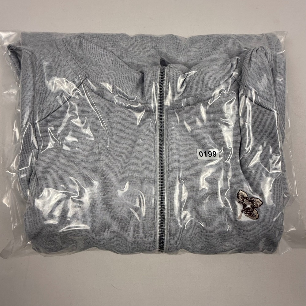 Zero Restriction Womens Gray 1/4 Zip Performance Hoodie Thumbhole Small Acorn - Picture 13 of 13